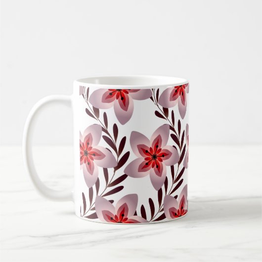 Blumenkaffee-Tasse Kaffeetasse (Links)