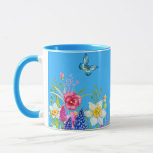 Blumenkaffee-Tasse mit Bibel Tasse