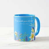 Blumenkaffee-Tasse mit Bibel Tasse (VorderseiteRechts)