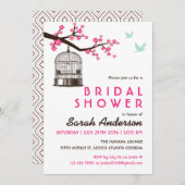 Blumenkäfig Blumendusche Einladung (Vorne/Hinten)