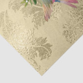 Blumenkäfig Gold Decoupage Seidenpapier (Detail)