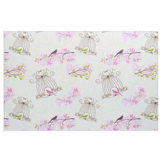 Blumenkäfiggewebe 2 stoff (Fat Quarter (45,7 x 55,9 cm))