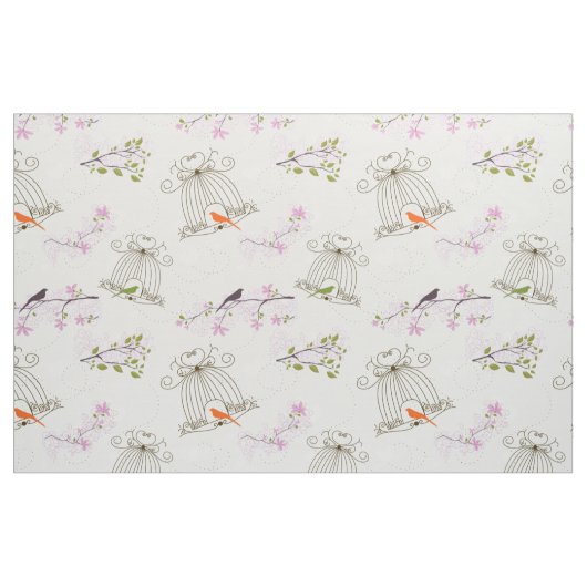 Blumenkäfiggewebe 2 stoff (Fat Quarter (45,7 x 55,9 cm))