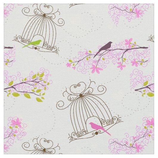 Blumenkäfiggewebe Stoff (Nahaufnahme)