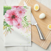 Blumenkaktus Geschirrtuch (Viertel Falte)