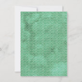 Blumenkaktus Kinderdusche als Ihre Karte (Rückseite)