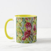 BLUMENKAKTUS, ROT PINK GELBE BLUMEN TASSE (Links)