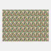 Blumenkaktus Sukkulent Geschenkpapier Set (Vorderseite 3)