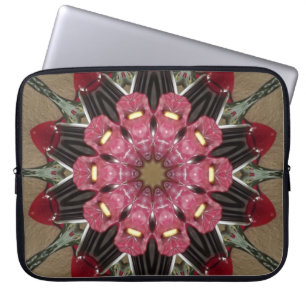 BlumenKaleidoskop-Laptop-Hülse Laptopschutzhülle