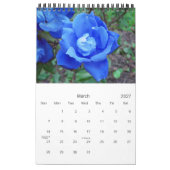 Blumenkalender 2012 - 12 Single - Monate Kalender (Mär 2027)