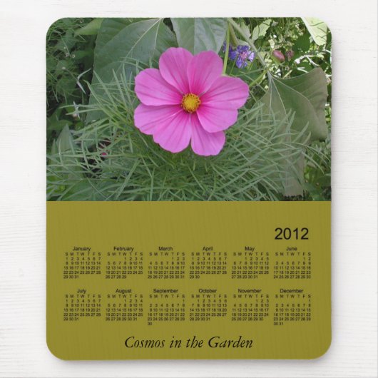 Blumenkalender 2012 mousepad (Vorne)