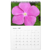Blumenkalender 2014 - 12 Single - Monate Kalender (Jan 2027)