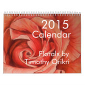 Blumenkalender 2015 durch Timothy Orikri Kalender (Titelbild)