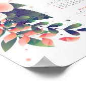 Blumenkalender 2021 poster (Ecke)