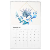 Blumenkalender 2024 kalender (Feb 2027)