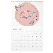 Blumenkalender 2024 kalender (Jan 2027)