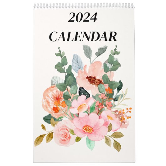 Blumenkalender 2024 kalender (Titelbild)