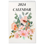 Blumenkalender 2024 kalender (Titelbild)