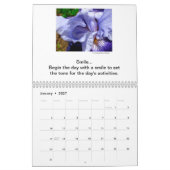 Blumenkalender 2024 kalender (Jan 2027)