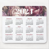 Blumenkalender 2024 mousepad (Vorne)