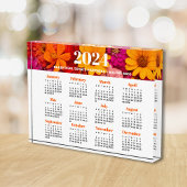 Blumenkalender 2024 Werbeaktion Fotoblock