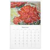 Blumenkalender 2025 kalender (Mär 2027)