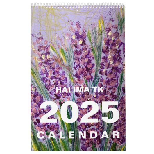 Blumenkalender 2025 kalender (Titelbild)