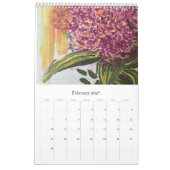 Blumenkalender 2025 kalender (Feb 2027)