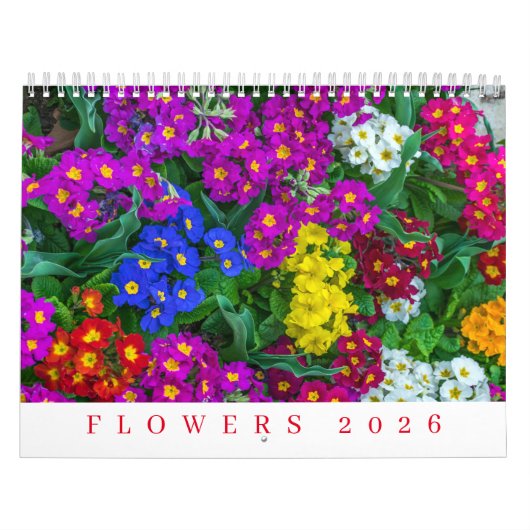 Blumenkalender 2026 kalender (Titelbild)