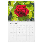 Blumenkalender 2026 kalender (Feb 2027)