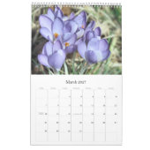 Blumenkalender 2027 kalender (Mär 2027)