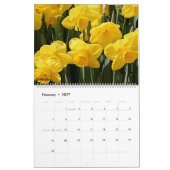 Blumenkalender 2027 kalender (Feb 2027)