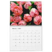 Blumenkalender 2027 kalender (Feb 2027)
