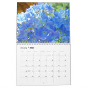 Blumenkalender Blaue Hydrangeas Gelbe Sonnenblumen Kalender (Jan 2026)