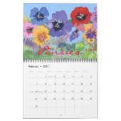Blumenkalender Kalender (Feb 2027)