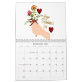 Blumenkalender Kalender (Feb 2027)
