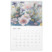 Blumenkalender Kalender (Mär 2027)