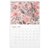 Blumenkalender Kalender (Feb 2027)