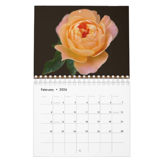 Blumenkalender Kalender (Feb 2026)