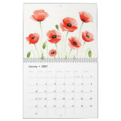 Blumenkalender Kalender (Jan 2027)