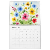 Blumenkalender Kalender (Feb 2027)