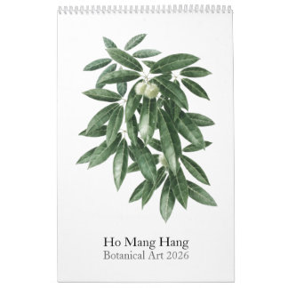 Blumenkalender von Ho Mang Hang 2026 Kalender
