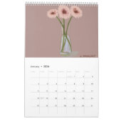 Blumenkalender von Linda Kavalsky+Benutzerdefinier Kalender (Jan 2026)