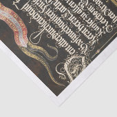 Blumenkalligrafie apothecary decoupon seidenpapier (Ausschnitt)