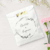 Blumenkalligrafie Custom Wedding Geschenktütchen (Versiegelt)