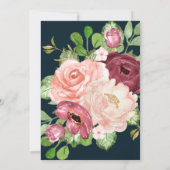 Blumenkalligraphie-Babydusche auf Anfrage (Rückseite)