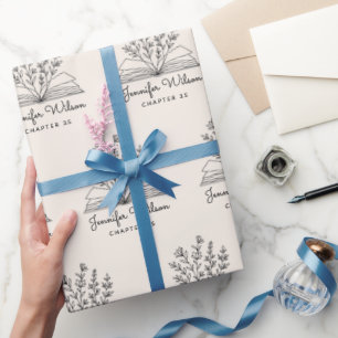 Blumenkapitel Alter Individuelles Geschenkverpacku Geschenkpapier