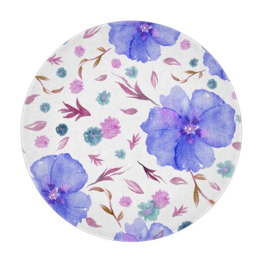 Blumenkäppchen für Wasserfarben - künstlerisches G Schneidebrett (Vorderseite)