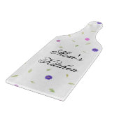 Blumenkäppchen - Personalisiertes Geschenk für Mam Schneidebrett (Ecke)