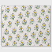 Blumenkarneval Geschenkpapier (Flach)